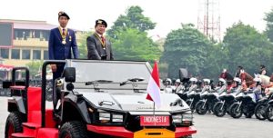 Jokowi dan Prabowo Kompak Hadiri Apel Pasukan Pengamanan Pelantikan Presiden