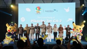 Garuda Gandeng Pokemon Tempel Livery Pikachu di Pesawat Jet GA-2