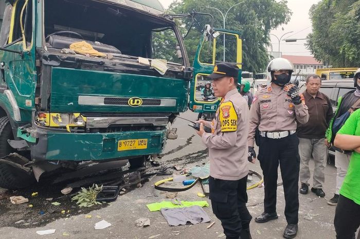 Supir Truk yang Ugal-Ugalan di Tangerang Positif Narkoba