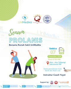 RS Unimedika Kembali Gelar Senam Prolanis dan Cek Kesehatan Gratis, Yuk Hadir!