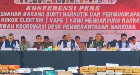 BNN Sita 10 Kg Sabu Sepanjang Juni Juli