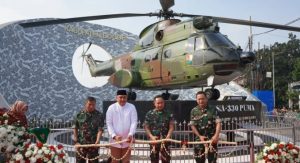 Panglima TNI Resmikan Monumen Helikopter di Bogor
